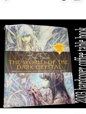 Vintage The World of the Dark Crystal Hardcover Coffee Table Book Brian Froud